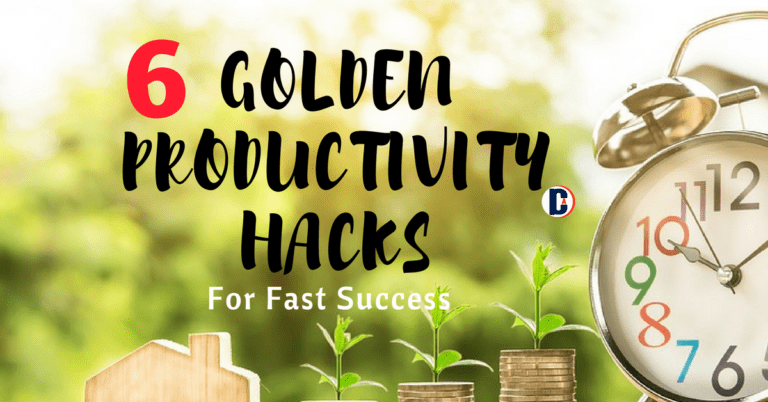 Golden Productivity Hacks For Fast Success In 2023 [Infographics]