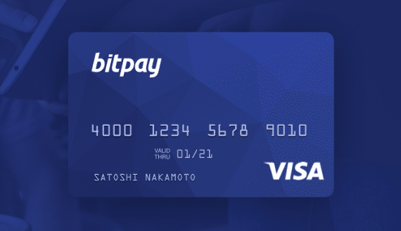 Bitpay Bitcoin Visa Card