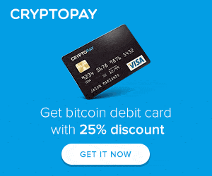 CryptoPay Bitcoin Visa Card