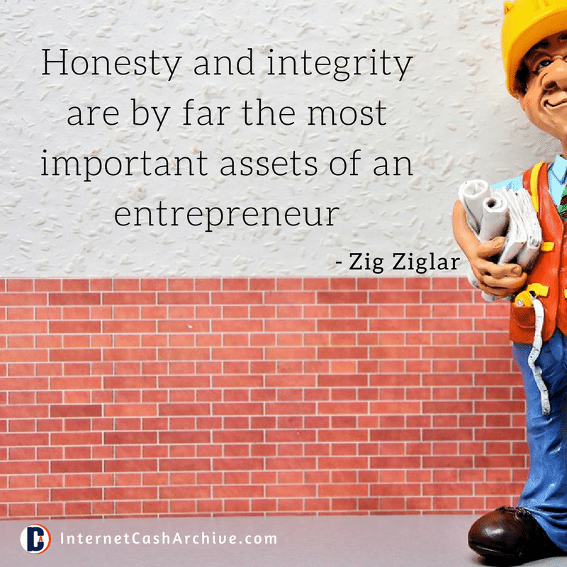  Honesty and integrity quote - Zig Ziglar